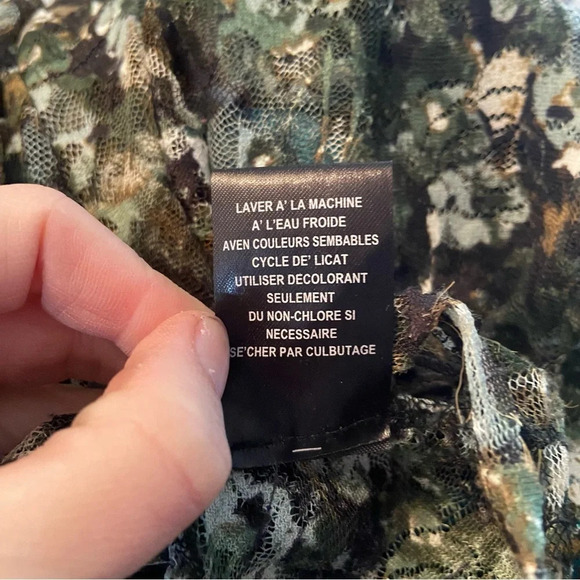 💥5/$25 Majora women’s sheer lace tank top in size large - Picture 7 of 8